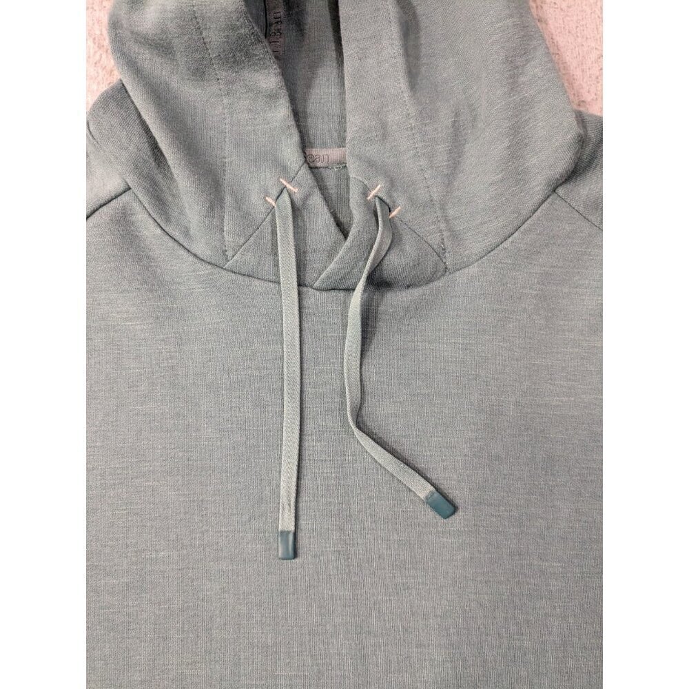 LL Bean Hoodie Mens XXL Slightly Fitted Green 2XL Hooded Pullover Stretch - Picture 12 of 13